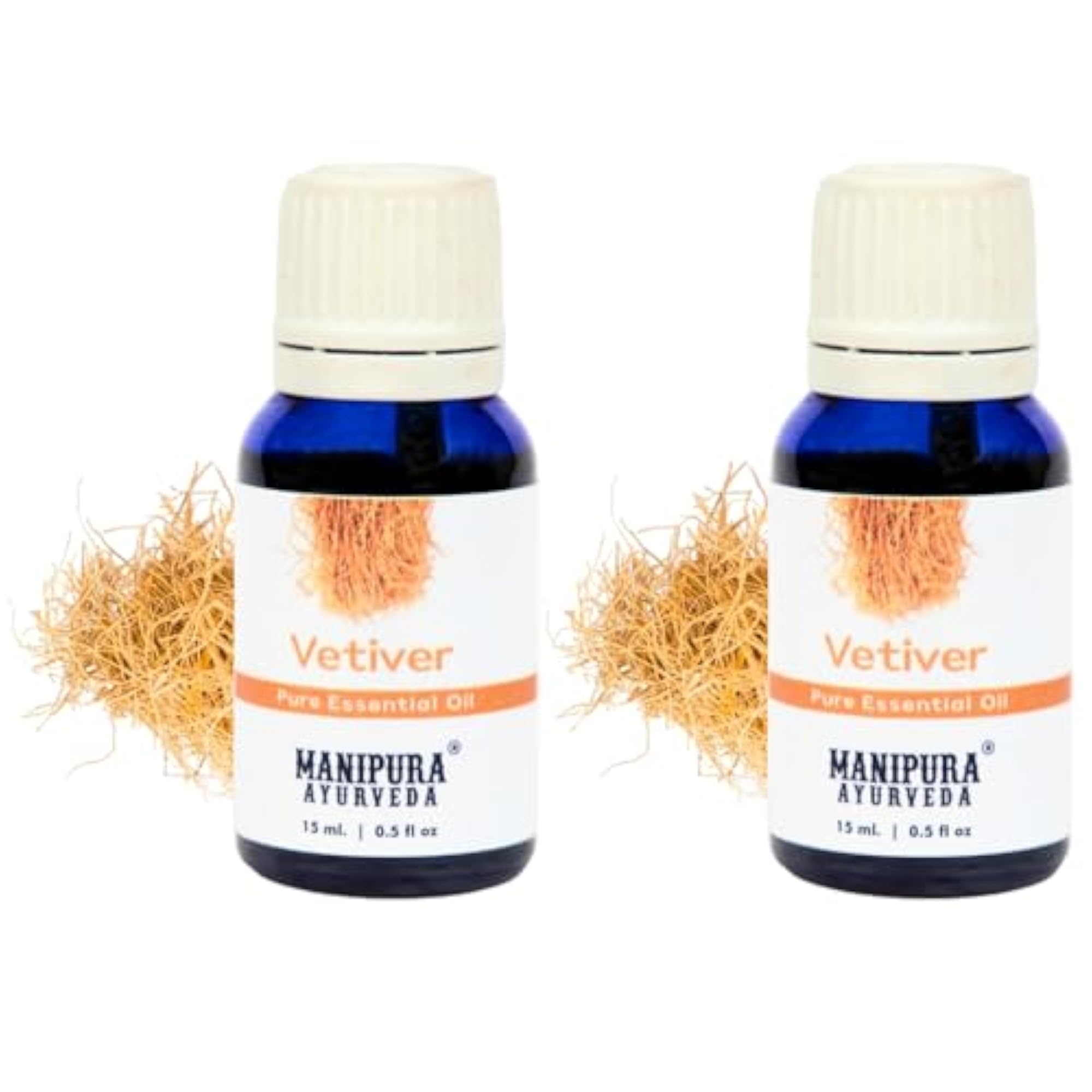 Vetiver Oil Diffuser Pack of 2, 100% Pure